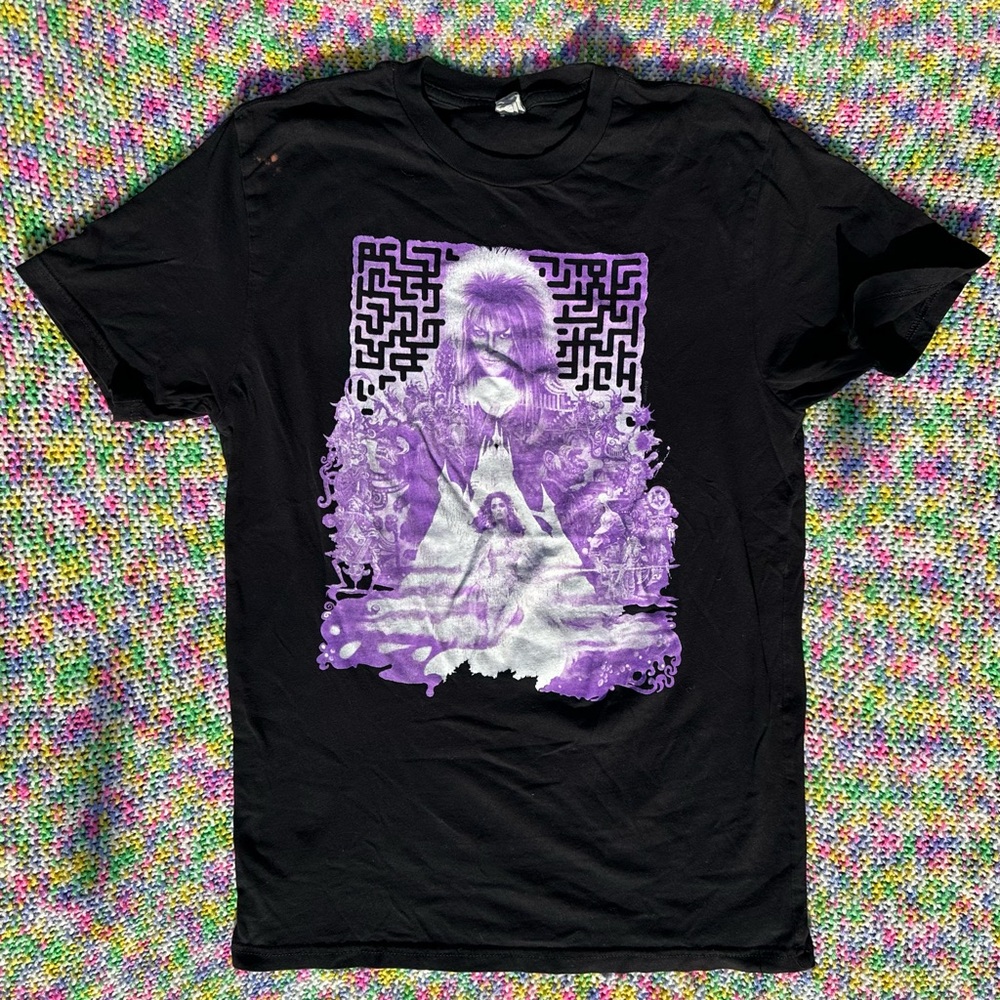 Labyrinth David Bowie Jim Henson Graphic Tshirt Tee